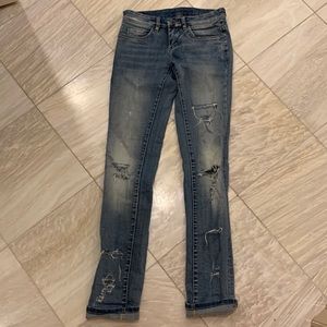 Blanknyc boyfriend fit ripped denim
